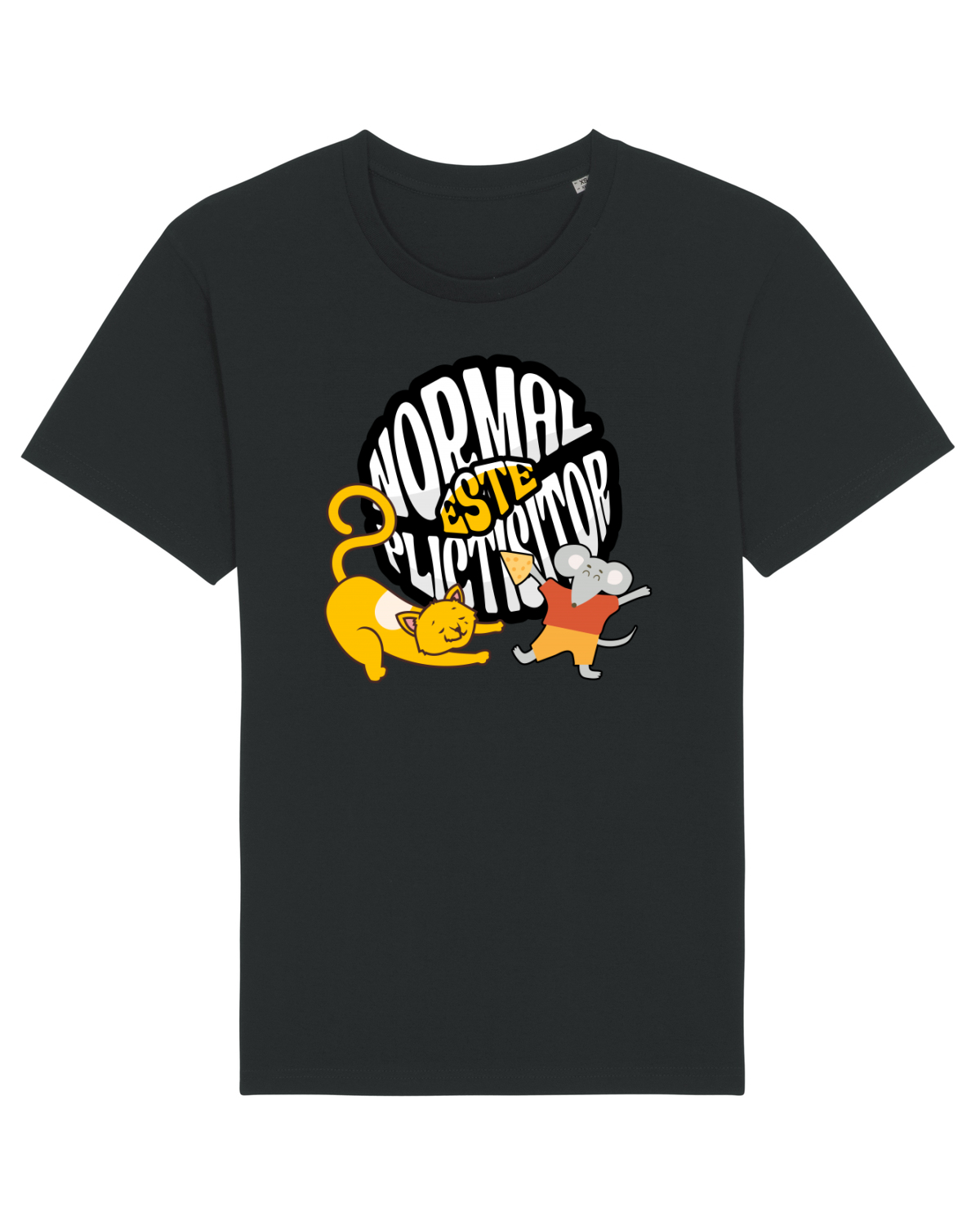 Tricou mânecă scurtă Unisex Rocker Black