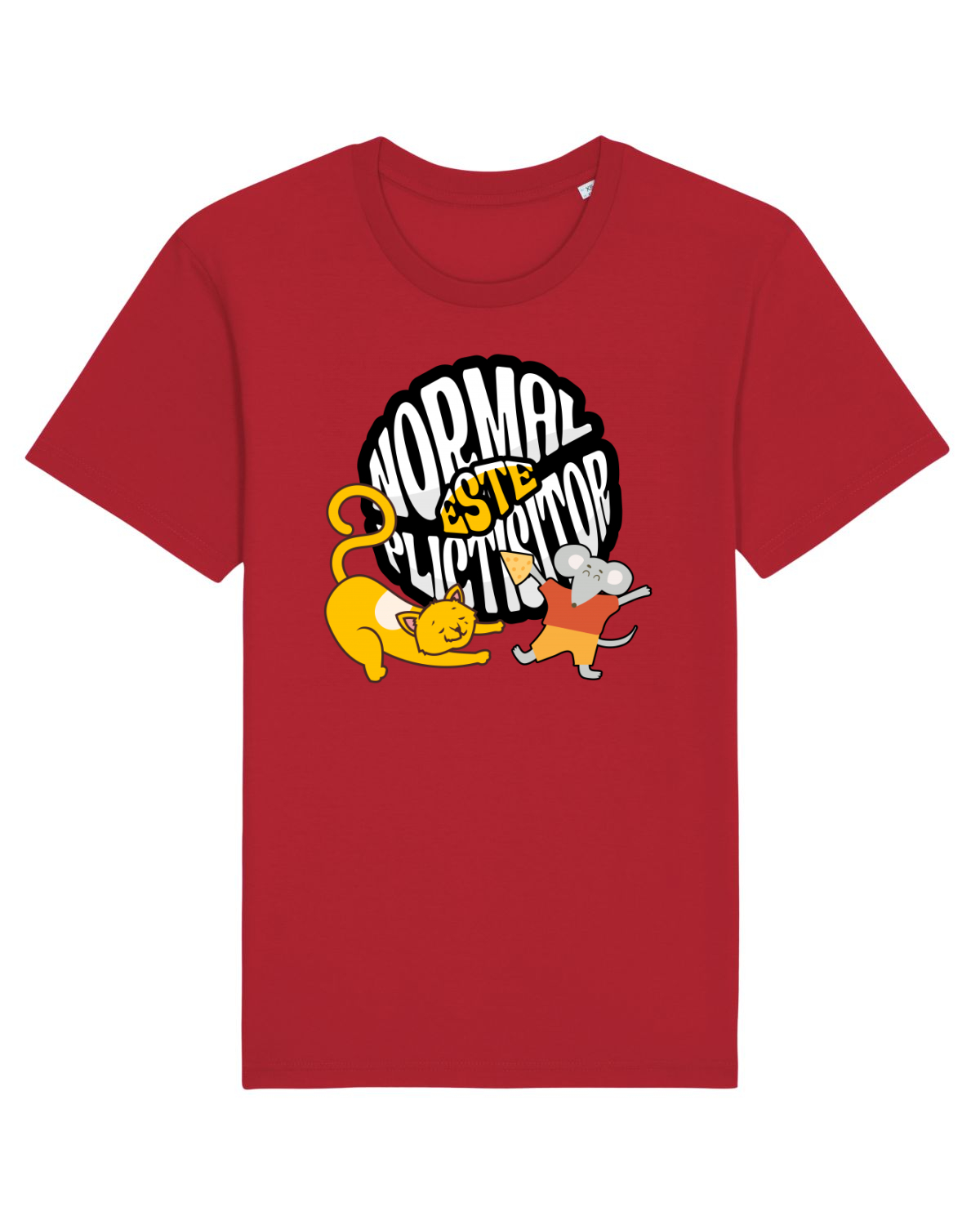 Tricou mânecă scurtă Unisex Rocker Red