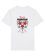 Flori și iubire- pentru oameni frumoși la suflet  Tricou mânecă scurtă Unisex Rocker