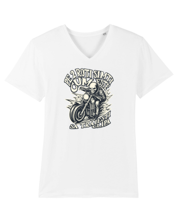 Motociclisti- Pe 2 roti simti cum traiesti clipa White