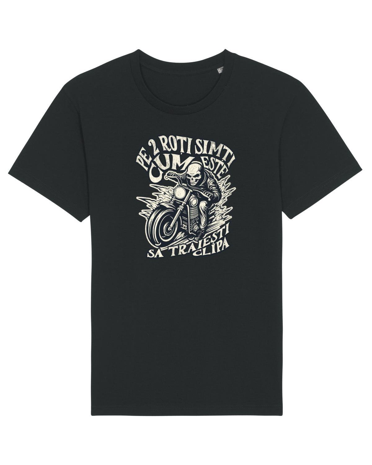 Tricou mânecă scurtă Unisex Rocker Black