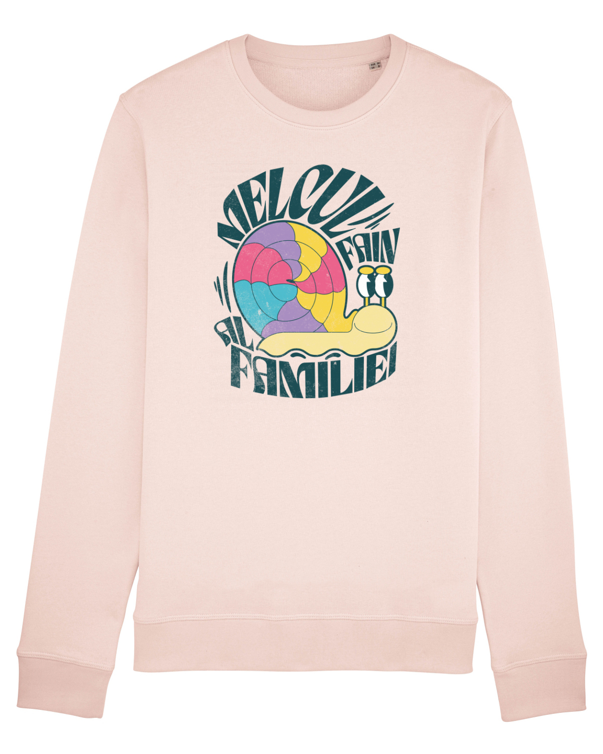 Bluză mânecă lungă Unisex Rise Candy Pink