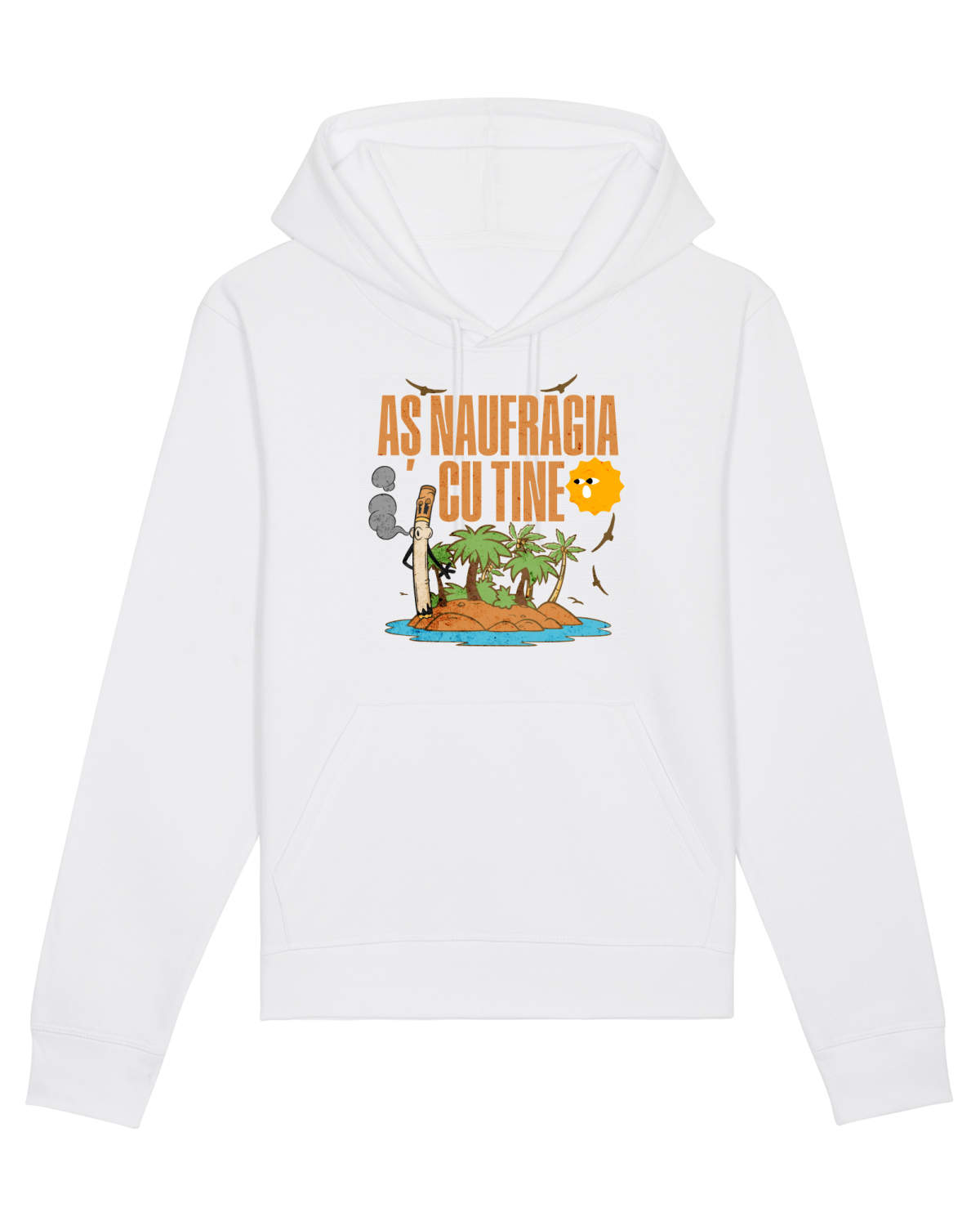 Hanorac Unisex Drummer White