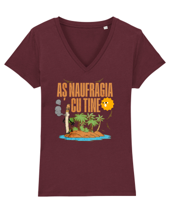 Naufragiat - Aș naufragia cu tine  Burgundy