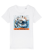 Cu pisici și astronauti- Ai adus plic? Tricou mânecă scurtă  Copii Mini Creator