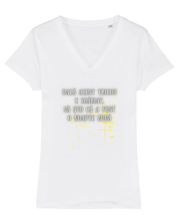 TRICOU ZGÂRIAT White