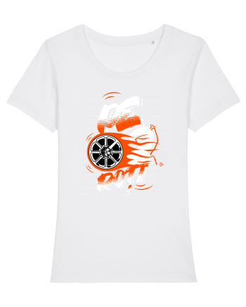 Motociclist - pe 2 roti White