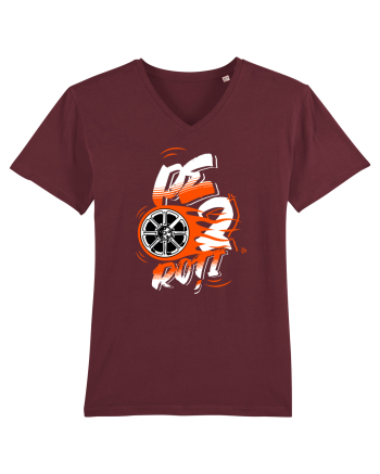 Motociclist - pe 2 roti Burgundy