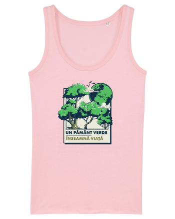 Pământ verde - ziua Pământului  Cotton Pink