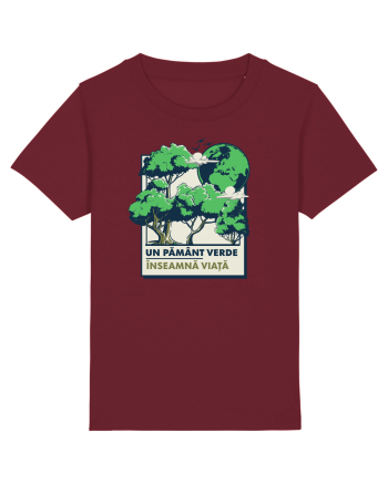 Pământ verde - ziua Pământului  Burgundy