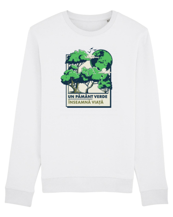 Pământ verde - ziua Pământului  White