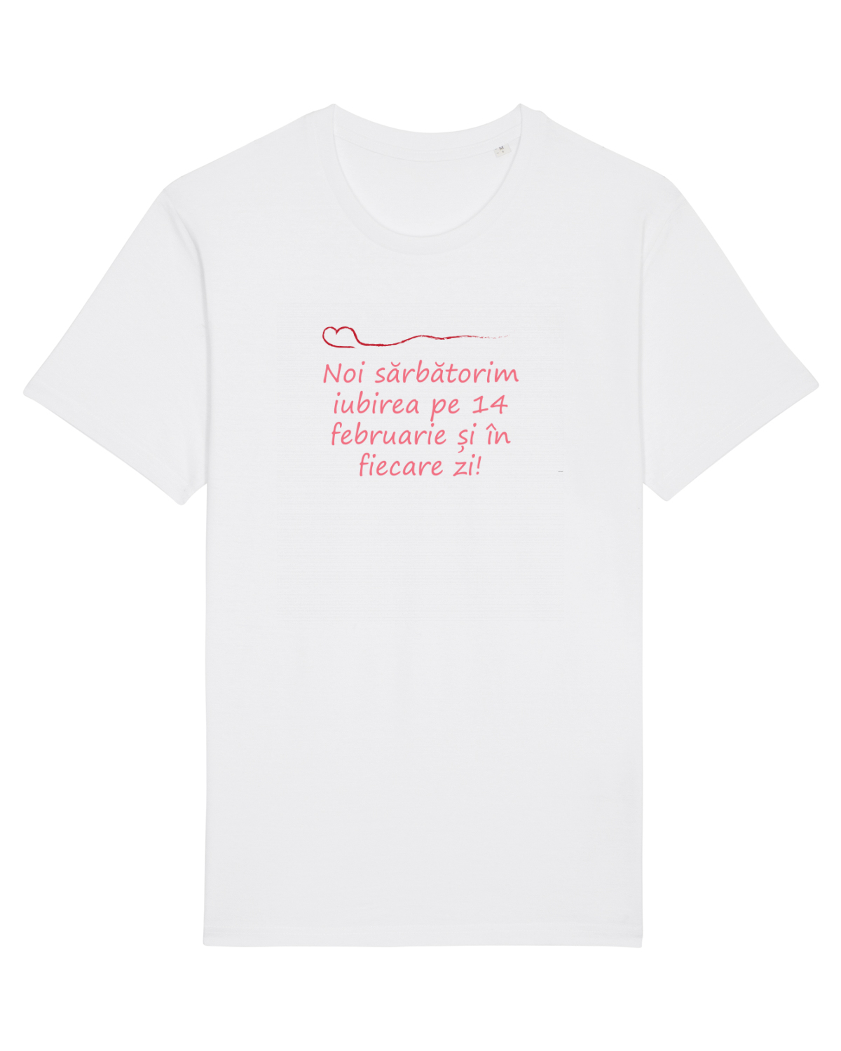 Tricou mânecă scurtă Unisex Rocker White