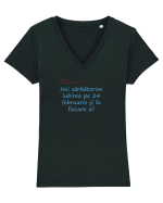 Iubirea se sărbătorește pe 14 februarie și în fiecare zi! Tricou mânecă scurtă guler V Damă Evoker