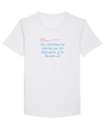 Iubirea se sărbătorește pe 14 februarie și în fiecare zi! Tricou mânecă scurtă guler larg Bărbat Skater
