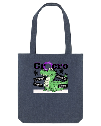 Crocodilul street wear - Friendly bites  Midnight Blue