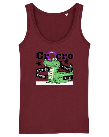 Crocodilul street wear - Friendly bites  Burgundy