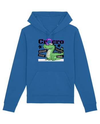 Crocodilul street wear - Friendly bites  Royal Blue