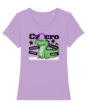 Crocodilul street wear - Friendly bites  Lavender Dawn