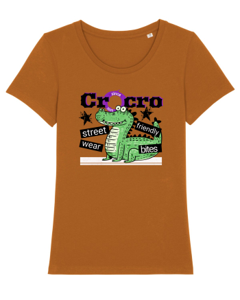 Crocodilul street wear - Friendly bites  Roasted Orange