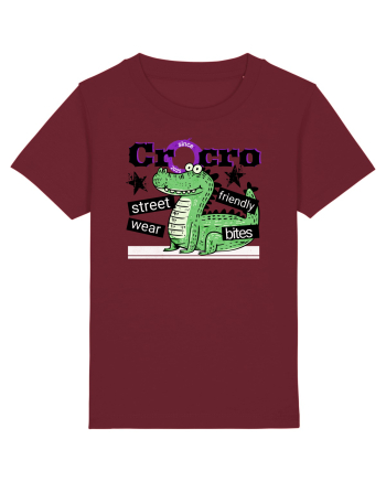 Crocodilul street wear - Friendly bites  Burgundy