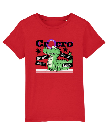 Crocodilul street wear - Friendly bites  Red