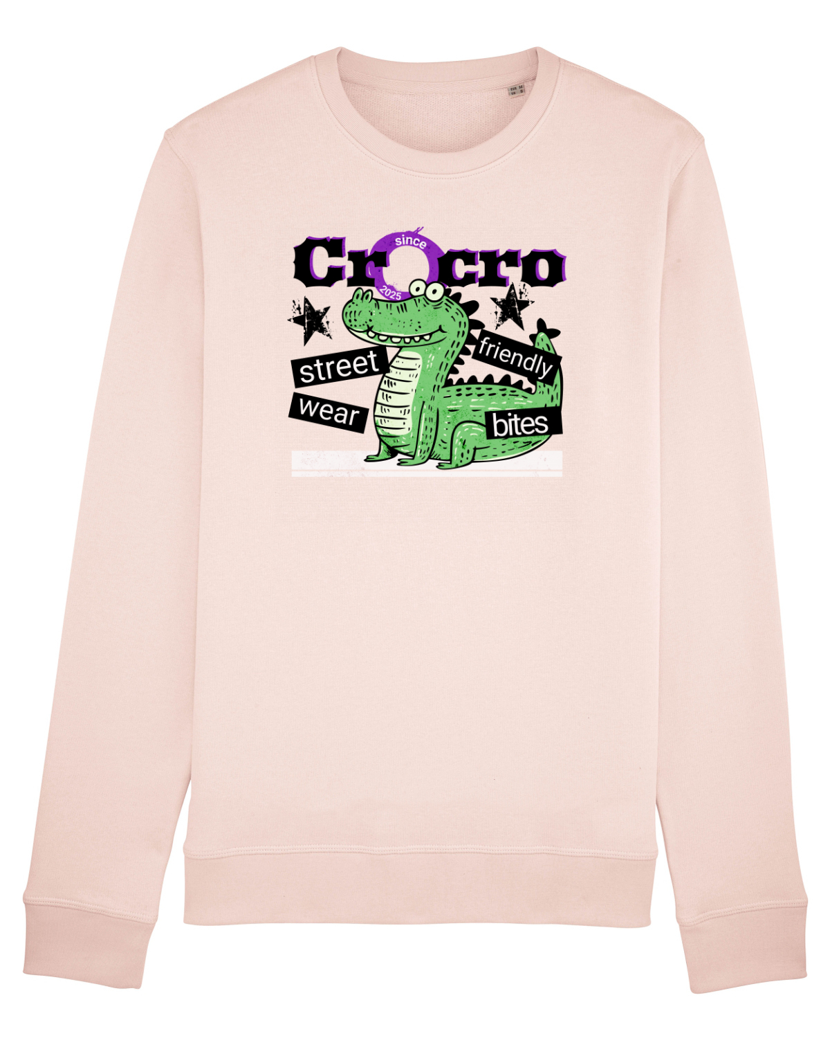 Bluză mânecă lungă Unisex Rise Candy Pink