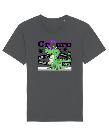 Crocodilul street wear - Friendly bites  Anthracite