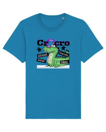 Crocodilul street wear - Friendly bites  Azur