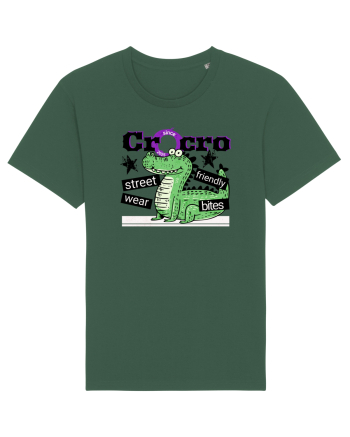 Crocodilul street wear - Friendly bites  Bottle Green