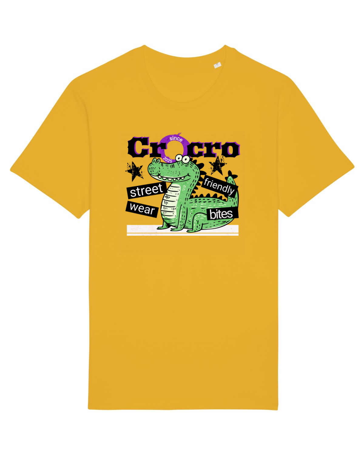Tricou mânecă scurtă Unisex Rocker Spectra Yellow