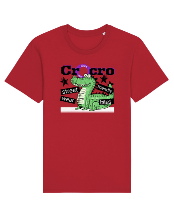 Crocodilul street wear - Friendly bites  Red