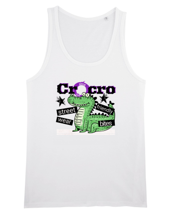 Crocodilul street wear - Friendly bites  White