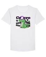 Crocodilul street wear - Friendly bites  Tricou mânecă scurtă guler larg Bărbat Skater