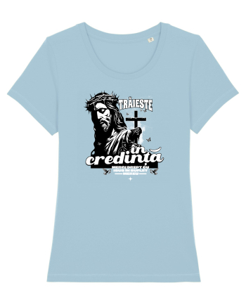 Religie - Trăiește în credință cu Isus Sky Blue