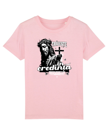 Religie - Trăiește în credință cu Isus Cotton Pink