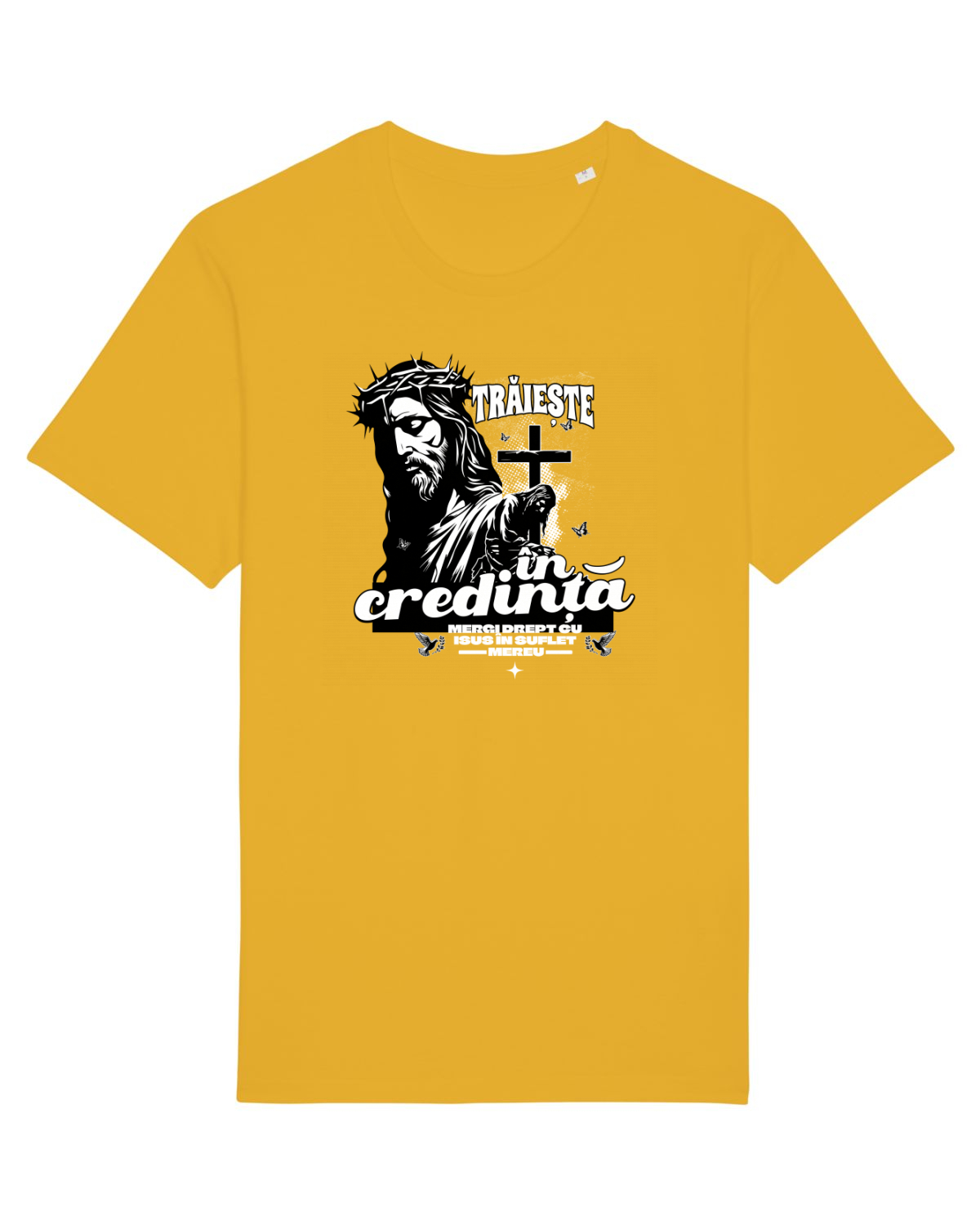 Tricou mânecă scurtă Unisex Rocker Spectra Yellow