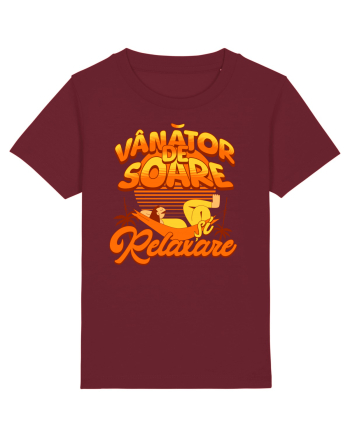 De vara - vânător de Soare și relaxare Burgundy