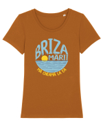 Briza marii mă cheamă la ea Tricou mânecă scurtă guler larg fitted Damă Expresser