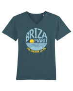 Briza marii mă cheamă la ea Tricou mânecă scurtă guler V Bărbat Presenter