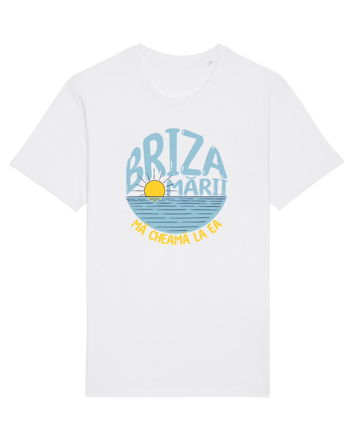 Tricou mânecă scurtă Unisex Rocker White