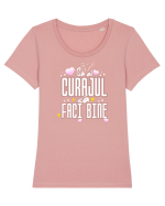 Motivational - Sa ai curajul sa faci bine Tricou mânecă scurtă guler larg fitted Damă Expresser