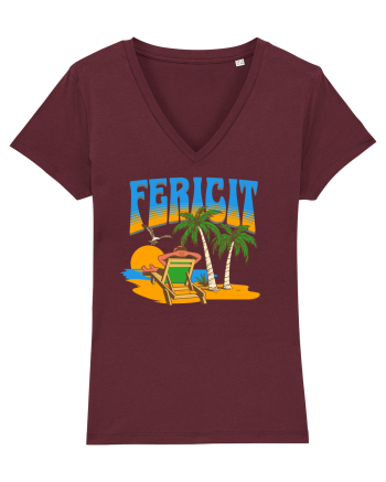 Fericire la mare  Burgundy