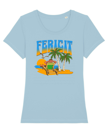 Fericire la mare  Sky Blue