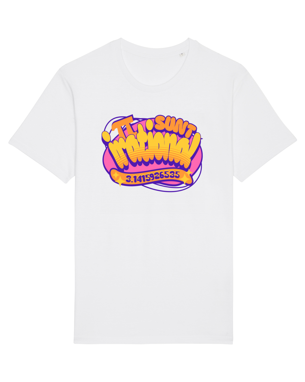 Tricou mânecă scurtă Unisex Rocker White