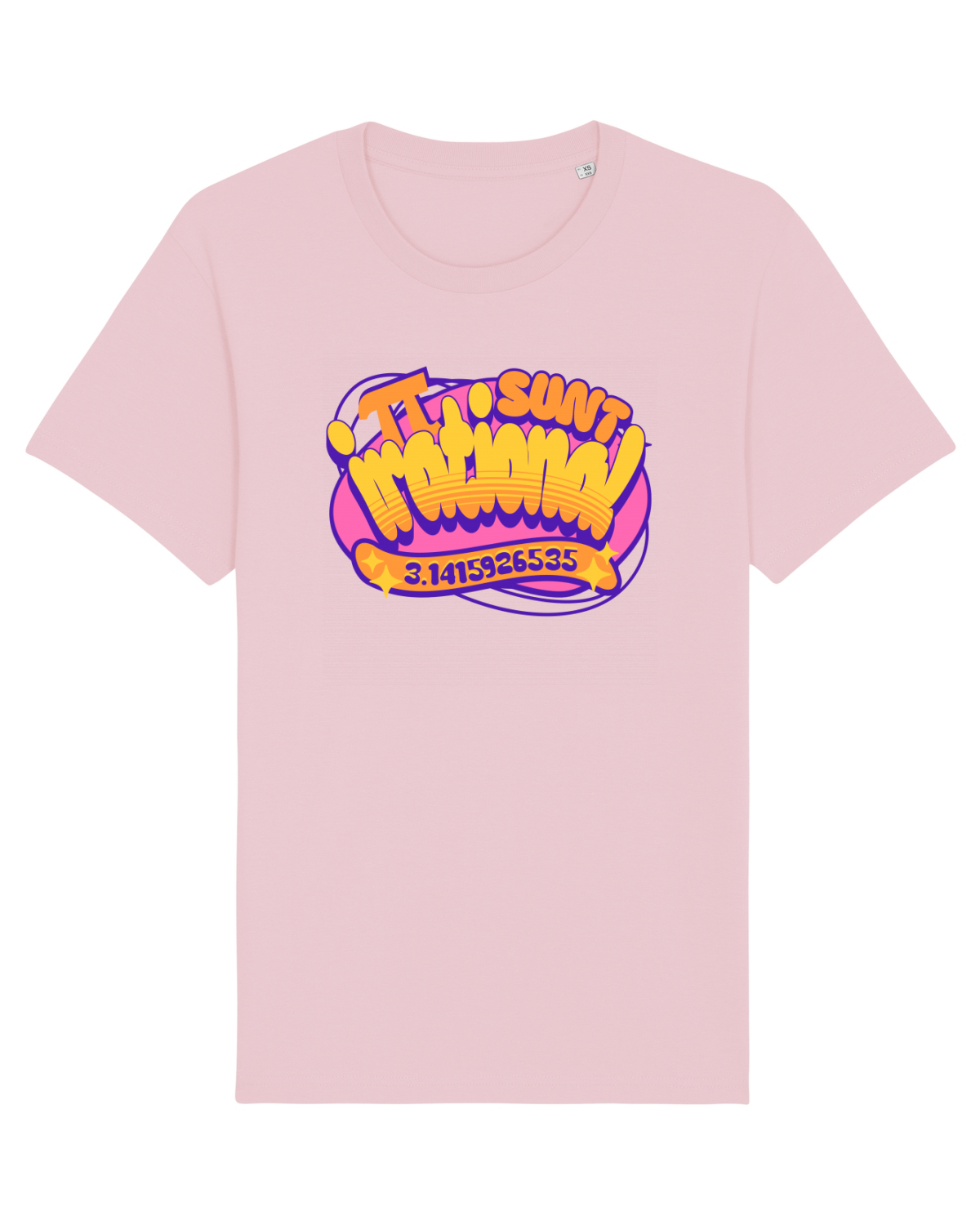 Tricou mânecă scurtă Unisex Rocker Cotton Pink