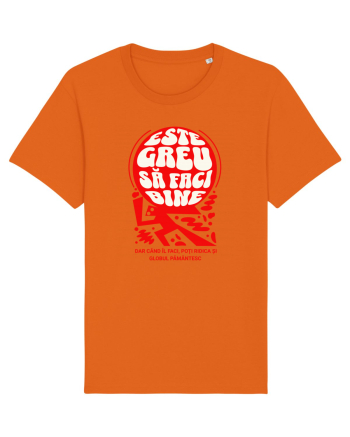 A face bine Bright Orange