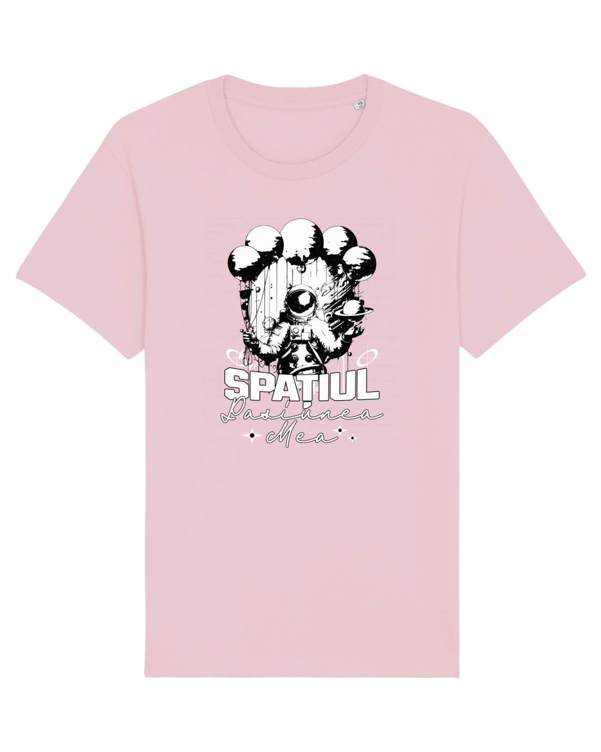 Tricou mânecă scurtă Unisex Rocker Cotton Pink
