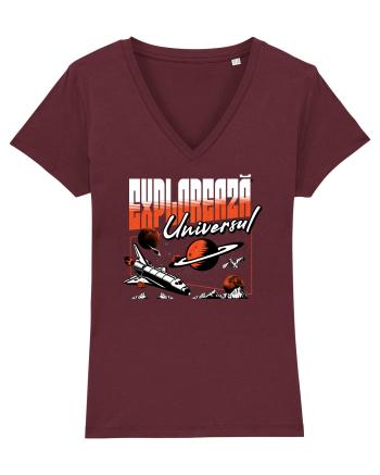 Exploreaza universul  Burgundy
