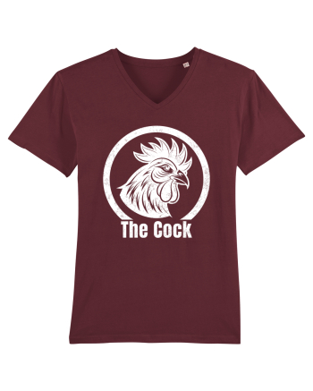 The Cock | Logo Burgundy