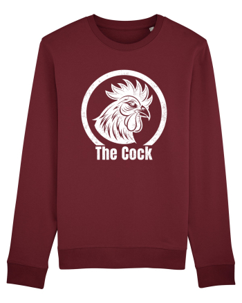 The Cock | Logo Burgundy